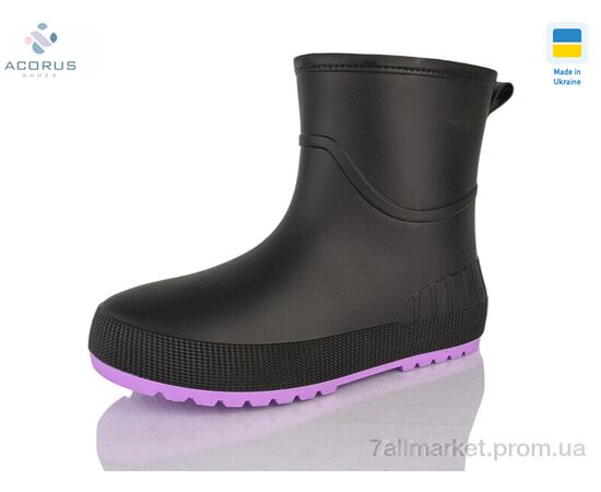 Гумове взуття жіноче Весна/осінь БЖ15-2 чорний (5 пар р.37-41) "Acorus" недорого оптом від прямого постачальника Гумове взуття жіноче Весна/осінь БЖ15-2 чорний (5 пар р.37-41) "Acorus" недорого оптом від прямого постачальника