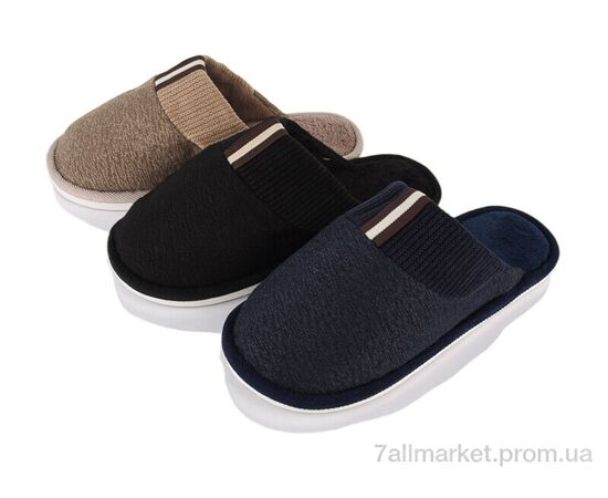 Тапки мужские домашние Весна/осень D381 mix (12 пар р.41-46) "Alex" недорого оптом от прямого поставщика Фотография Тапки мужские домашние Весна/осень D381 mix (12 пар р.41-46) "Alex" недорого оптом от прямого поставщика