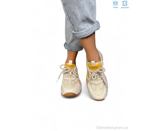 Кроссовки женские модные Весна/осень YH25002 yellow (8 пар р.36-40) "Camille" недорого оптом от прямого поставщика Фотография Кроссовки женские модные Весна/осень YH25002 yellow (8 пар р.36-40) "Camille" недорого оптом от прямого поставщика