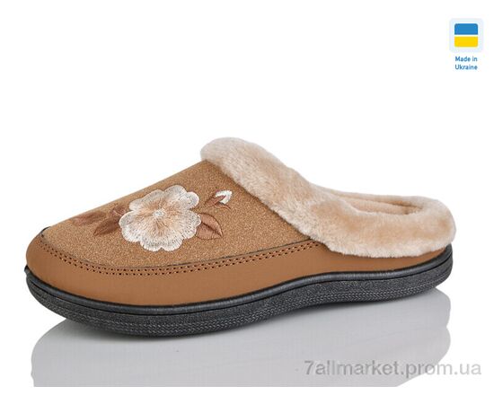 Тапки женские для дома зима Т01 коричневий (8 пар р.37-41) "Зручне взуття" недорого оптом от прямого поставщика Фотография Тапки женские для дома зима Т01 коричневий (8 пар р.37-41) "Зручне взуття" недорого оптом от прямого поставщика