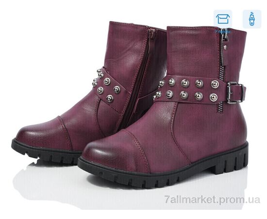 Ботинки детские удобные Весна/осень W112-1 wine (8 пар р.33-37) "Waldem" недорого оптом от прямого поставщика Фотография Ботинки детские удобные Весна/осень W112-1 wine (8 пар р.33-37) "Waldem" недорого оптом от прямого поставщика