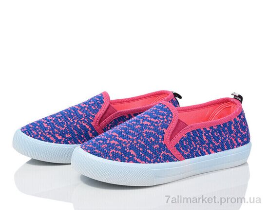 Слипоны детские без шнурков Весна/осень WH05 синьо-рожевий (6 пар р.31-36) "Waldem" недорого оптом от прямого поставщика Фотография Слипоны детские без шнурков Весна/осень WH05 синьо-рожевий (6 пар р.31-36) "Waldem" недорого оптом от прямого поставщика