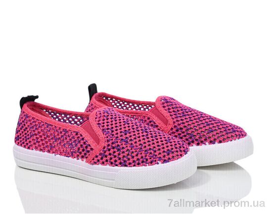 Слипоны детские без шнурков Лето WH02 малиновий (6 пар р.31-36) "Waldem" недорого оптом от прямого поставщика Фотография Слипоны детские без шнурков Лето WH02 малиновий (6 пар р.31-36) "Waldem" недорого оптом от прямого поставщика