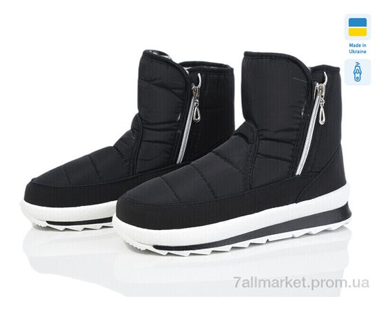 Дутики женские утепленные зима G116 чорний (8 пар р.37-41) "Favorit" недорого оптом от прямого поставщика Фотография Дутики женские утепленные зима G116 чорний (8 пар р.37-41) "Favorit" недорого оптом от прямого поставщика