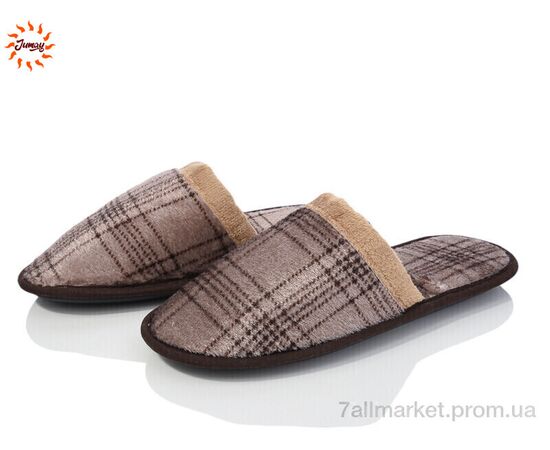 Тапки чоловічі домашні Весна/осінь Капці чол. клітинка корич (7 пар р.41-45) "Jumay" недорого оптом від прямого постачальника Тапки чоловічі домашні Весна/осінь Капці чол. клітинка корич (7 пар р.41-45) "Jumay" недорого оптом від прямого постачальника