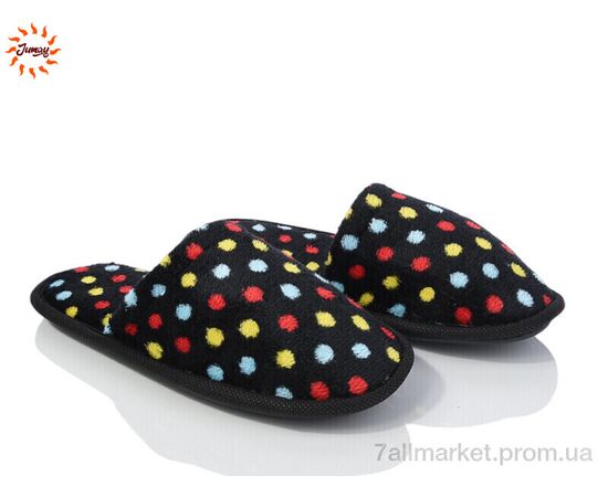Тапки жіночі для будинку Весна/осінь Капці жін кулька чорні (7 пар р.37-40) "Jumay" недорого оптом від прямого постачальника Тапки жіночі для будинку Весна/осінь Капці жін кулька чорні (7 пар р.37-40) "Jumay" недорого оптом від прямого постачальника