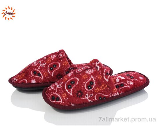 Тапки жіночі для будинку Весна/осінь Капці жін листок бордо (7 пар р.37-40) "Jumay" недорого оптом від прямого постачальника Тапки жіночі для будинку Весна/осінь Капці жін листок бордо (7 пар р.37-40) "Jumay" недорого оптом від прямого постачальника