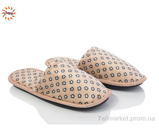 Тапки жіночі для будинку Весна/осінь Капці жін зірка беж (7 пар р.37-40) "Jumay" недорого оптом від прямого постачальника Тапки жіночі для будинку Весна/осінь Капці жін зірка беж (7 пар р.37-40) "Jumay" недорого оптом від прямого постачальника