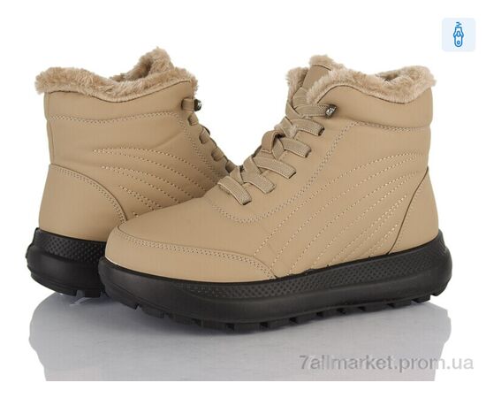 Ботинки женские стильные зима 60966 beige (8 пар р.37-42) "Baolikang" недорого оптом от прямого поставщика Фотография Ботинки женские стильные зима 60966 beige (8 пар р.37-42) "Baolikang" недорого оптом от прямого поставщика