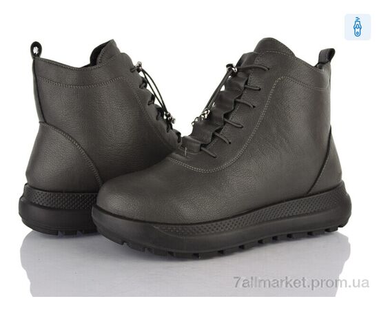 Ботинки женские стильные зима 60999 grey (8 пар р.37-42) "Baolikang" недорого оптом от прямого поставщика Фотография Ботинки женские стильные зима 60999 grey (8 пар р.37-42) "Baolikang" недорого оптом от прямого поставщика