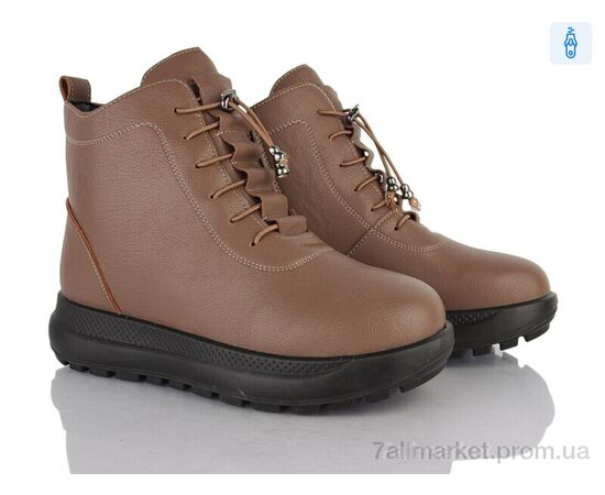 Ботинки женские стильные зима 60999 brown (8 пар р.37-42) "Baolikang" недорого оптом от прямого поставщика Фотография Ботинки женские стильные зима 60999 brown (8 пар р.37-42) "Baolikang" недорого оптом от прямого поставщика