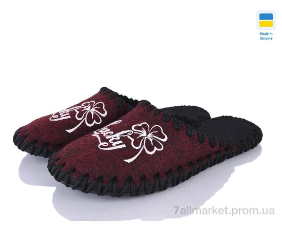Тапки жіночі для будинку Зима 172 бордо (9 пар р.36-41) "Alex" недорого оптом від прямого постачальника Тапки жіночі для будинку Зима 172 бордо (9 пар р.36-41) "Alex" недорого оптом від прямого постачальника