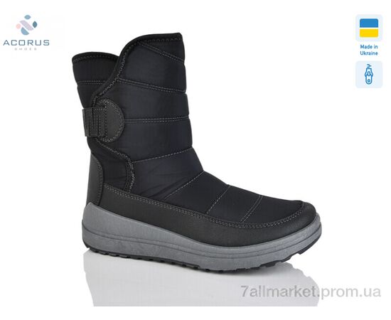 Дутики жіночі утеплені Зима P263 чорний (8 пар р.37-42) "Acorus" недорого оптом від прямого постачальника Дутики жіночі утеплені Зима P263 чорний (8 пар р.37-42) "Acorus" недорого оптом від прямого постачальника