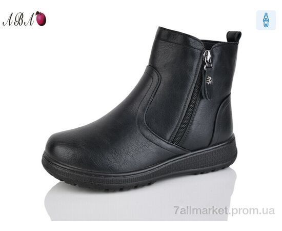 Ботинки женские стильные зима 60933 black (8 пар р.37-42) "Aba" недорого оптом от прямого поставщика Фотография Ботинки женские стильные зима 60933 black (8 пар р.37-42) "Aba" недорого оптом от прямого поставщика