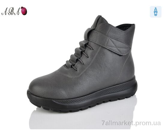Ботинки женские стильные зима 60988 grey (8 пар р.37-42) "Aba" недорого оптом от прямого поставщика Фотография Ботинки женские стильные зима 60988 grey (8 пар р.37-42) "Aba" недорого оптом от прямого поставщика