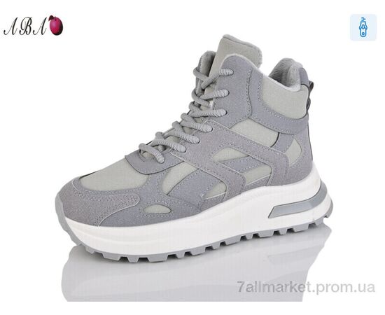 Черевики жіночі стильні Зима G21-5 grey (8 пар р.36-41) "Aba" недорого оптом від прямого постачальника Черевики жіночі стильні Зима G21-5 grey (8 пар р.36-41) "Aba" недорого оптом від прямого постачальника