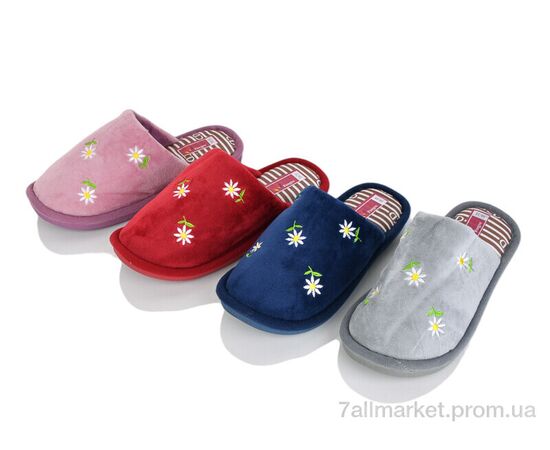 Тапки женские для дома Весна/осень Шльопки Ж 8132 mix (12 пар р.36-41) "Progress" недорого оптом от прямого поставщика Фотография Тапки женские для дома Весна/осень Шльопки Ж 8132 mix (12 пар р.36-41) "Progress" недорого оптом от прямого поставщика