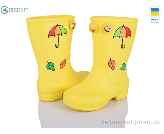 Сапоги из пены детские Весна/осень 123100 (8 пар р.22-28) "CROSSOPT" недорого оптом от прямого поставщика Фотография Сапоги из пены детские Весна/осень 123100 (8 пар р.22-28) "CROSSOPT" недорого оптом от прямого поставщика