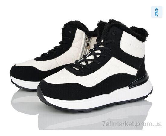 Ботинки женские стильные зима 8711 beige-black (8 пар р.36-41) "Baolikang" недорого оптом от прямого поставщика Фотография Ботинки женские стильные зима 8711 beige-black (8 пар р.36-41) "Baolikang" недорого оптом от прямого поставщика