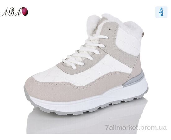 Черевики жіночі стильні Зима 8711 white-grey (8 пар р.36-41) "Aba" недорого оптом від прямого постачальника Черевики жіночі стильні Зима 8711 white-grey (8 пар р.36-41) "Aba" недорого оптом від прямого постачальника