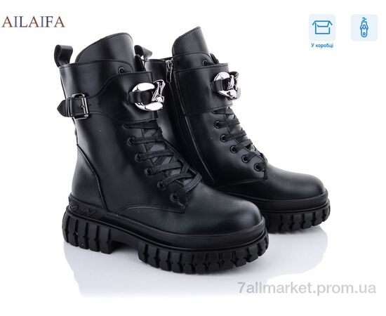Ботинки женские стильные зима L12-1 (6 пар р.36-41) "Ailaifa" недорого оптом от прямого поставщика Фотография Ботинки женские стильные зима L12-1 (6 пар р.36-41) "Ailaifa" недорого оптом от прямого поставщика