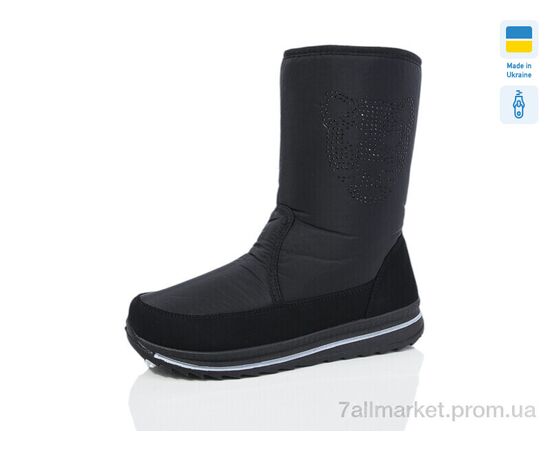 Дутики жіночі утеплені Зима N3106 чорний (6 пар р.37-42) "Lot Shoes" недорого оптом від прямого постачальника Дутики жіночі утеплені Зима N3106 чорний (6 пар р.37-42) "Lot Shoes" недорого оптом від прямого постачальника