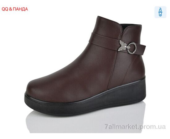 Черевики жіночі стильні Зима G13-2 (8 пар р.37-43) "QQ&Панда" недорого оптом від прямого постачальника Черевики жіночі стильні Зима G13-2 (8 пар р.37-43) "QQ&Панда" недорого оптом від прямого постачальника