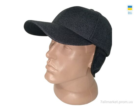 Кепка для мужчин Зима 0494 чорний (3 шт. р.сетка M-XL) "Mabi" недорого оптом от прямого поставщика Фотография Кепка для мужчин Зима 0494 чорний (3 шт. р.сетка M-XL) "Mabi" недорого оптом от прямого поставщика