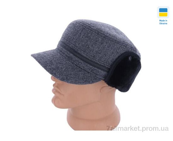 Кепка для мужчин Зима 0501 німка зимова вуха хутросірий (4 шт. р.сетка 57-60) "Mabi" недорого оптом от прямого поставщика Фотография Кепка для мужчин Зима 0501 німка зимова вуха хутросірий (4 шт. р.сетка 57-60) "Mabi" недорого оптом от прямого поставщика