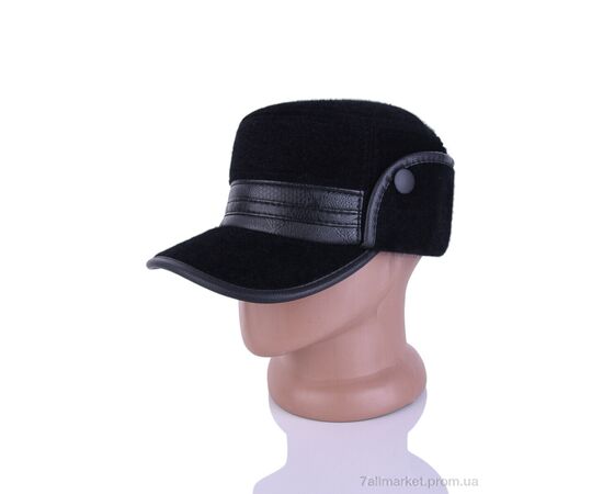 Кепка для чоловіків Зима Y612-1 black (5 шт. р.сітка56-60) "Red Hat" недорого оптом від прямого постачальника Кепка для чоловіків Зима Y612-1 black (5 шт. р.сітка56-60) "Red Hat" недорого оптом від прямого постачальника