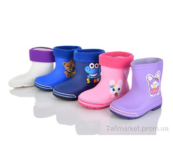 Резиновая обувь детская Весна/осень 3014 mix (12 пар р.20-25) "SANLIN 2" недорого оптом от прямого поставщика Фотография Резиновая обувь детская Весна/осень 3014 mix (12 пар р.20-25) "SANLIN 2" недорого оптом от прямого поставщика