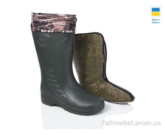 Чоботи з піни чоловічі Зима Рибак Б09 зелений (6 пар р.41-45) "Inblue" недорого оптом від прямого постачальника Чоботи з піни чоловічі Зима Рибак Б09 зелений (6 пар р.41-45) "Inblue" недорого оптом від прямого постачальника