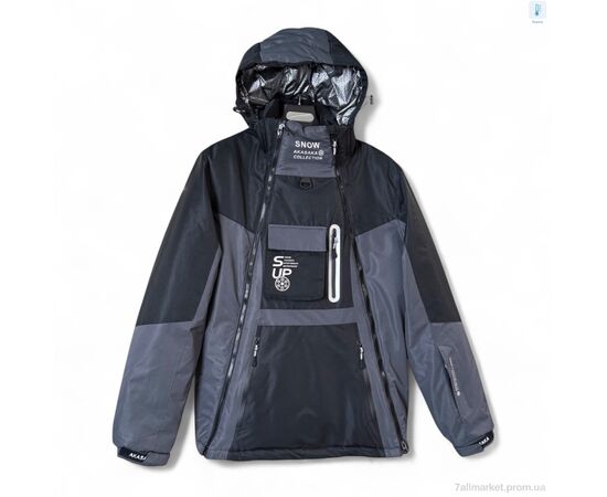 Куртка мужская Зима S23022-6 black (5 шт. р.сетка M-3XL) "Audsa" недорого оптом от прямого поставщика Фотография Куртка мужская Зима S23022-6 black (5 шт. р.сетка M-3XL) "Audsa" недорого оптом от прямого поставщика