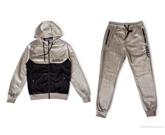 Спортивный костюм мужской Зима A130 black-grey (5 шт. р.сетка M-3XL) "Audsa" недорого оптом от прямого поставщика Фотография Спортивный костюм мужской Зима A130 black-grey (5 шт. р.сетка M-3XL) "Audsa" недорого оптом от прямого поставщика