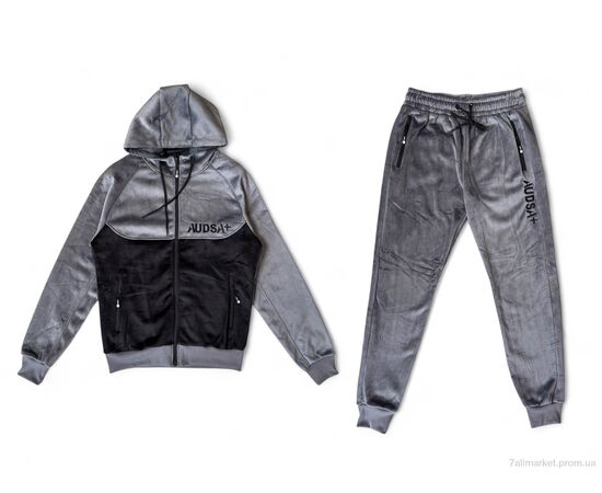 Спортивный костюм мужской Зима A130 black-d.grey (5 шт. р.сетка M-3XL) "Audsa" недорого оптом от прямого поставщика Фотография Спортивный костюм мужской Зима A130 black-d.grey (5 шт. р.сетка M-3XL) "Audsa" недорого оптом от прямого поставщика