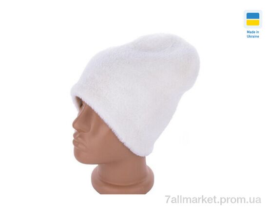 Жіноча шапка Зима 0505 білий (4 шт. р.сітка56-60) "Mabi" недорого оптом від прямого постачальника Жіноча шапка Зима 0505 білий (4 шт. р.сітка56-60) "Mabi" недорого оптом від прямого постачальника