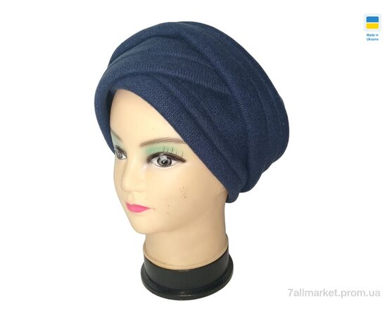 Чалма жіноча Зима 0510 чалма Едельвейс синій (4 шт. р.сітка56-62) "Mabi" недорого оптом від прямого постачальника Чалма жіноча Зима 0510 чалма Едельвейс синій (4 шт. р.сітка56-62) "Mabi" недорого оптом від прямого постачальника