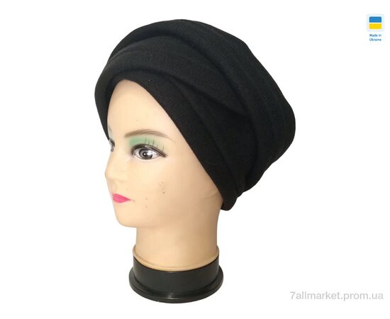 Чалма жіноча Зима 0511 чалма Едельвейс чорний (4 шт. р.сітка56-62) "Mabi" недорого оптом від прямого постачальника Чалма жіноча Зима 0511 чалма Едельвейс чорний (4 шт. р.сітка56-62) "Mabi" недорого оптом від прямого постачальника