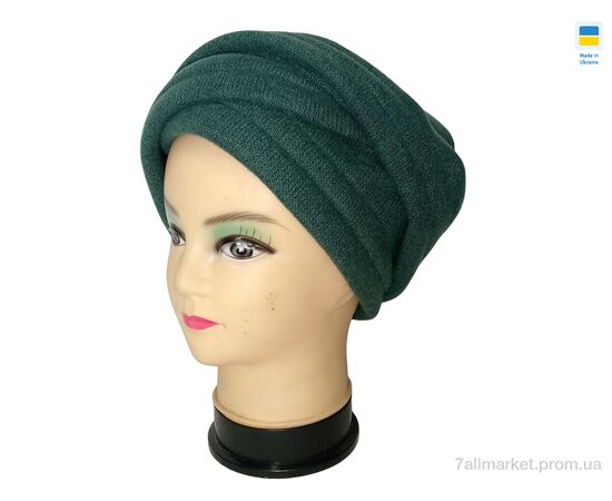 Чалма жіноча Зима 0512 чалма Едельвейс зелений (4 шт. р.сітка56-62) "Mabi" недорого оптом від прямого постачальника Чалма жіноча Зима 0512 чалма Едельвейс зелений (4 шт. р.сітка56-62) "Mabi" недорого оптом від прямого постачальника