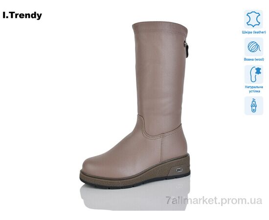 Чоботи жіночі зручні Зима DH3830-3 (6 пар р.36-41) "Trendy" недорого оптом від прямого постачальника Чоботи жіночі зручні Зима DH3830-3 (6 пар р.36-41) "Trendy" недорого оптом від прямого постачальника