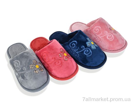 Тапки жіночі для будинку Весна/осінь L752 mix (12 пар р.36-41) "Alex" недорого оптом від прямого постачальника Тапки жіночі для будинку Весна/осінь L752 mix (12 пар р.36-41) "Alex" недорого оптом від прямого постачальника