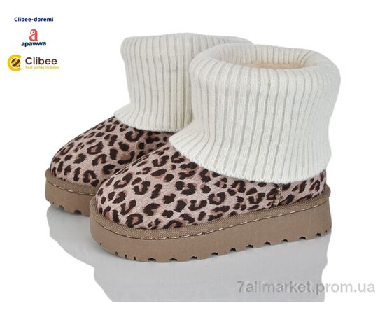Угги детские утепленные зима F950B leo (8 пар р.25-30) "Clibee-Doremi" недорого оптом от прямого поставщика Фотография Угги детские утепленные зима F950B leo (8 пар р.25-30) "Clibee-Doremi" недорого оптом от прямого поставщика