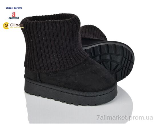 Угги детские утепленные зима F950B black (8 пар р.25-30) "Clibee-Doremi" недорого оптом от прямого поставщика Фотография Угги детские утепленные зима F950B black (8 пар р.25-30) "Clibee-Doremi" недорого оптом от прямого поставщика