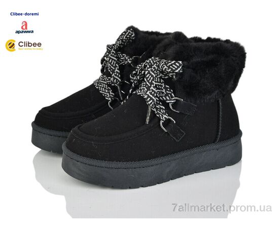 Угги детские утепленные зима M7617 black (8 пар р.30-35) "Clibee-Doremi" недорого оптом от прямого поставщика Фотография Угги детские утепленные зима M7617 black (8 пар р.30-35) "Clibee-Doremi" недорого оптом от прямого поставщика