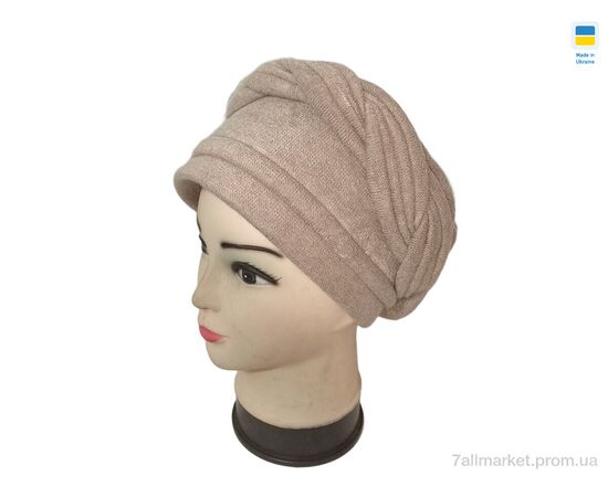 Чалма жіноча Зима 0541 чалма Олена бежевий (4 шт. р.сітка56-60) "Mabi" недорого оптом від прямого постачальника Чалма жіноча Зима 0541 чалма Олена бежевий (4 шт. р.сітка56-60) "Mabi" недорого оптом від прямого постачальника