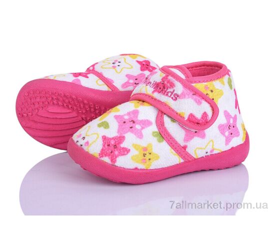 Тапки детские домашние Весна/осень Турція F32 рожевий (5 пар р.21-24) "Soylu" недорого оптом от прямого поставщика Фотография Тапки детские домашние Весна/осень Турція F32 рожевий (5 пар р.21-24) "Soylu" недорого оптом от прямого поставщика