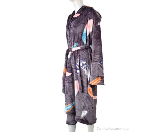 Халат женский Зима 002-3 violet (3 шт. р.сетка XL-3XL) "Banko" недорого оптом от прямого поставщика Фотография Халат женский Зима 002-3 violet (3 шт. р.сетка XL-3XL) "Banko" недорого оптом от прямого поставщика