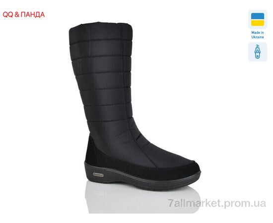 Чоботи жіночі зручні Зима П2012 чорний (6 пар р.37-41) "QQ&Панда" недорого оптом від прямого постачальника Чоботи жіночі зручні Зима П2012 чорний (6 пар р.37-41) "QQ&Панда" недорого оптом від прямого постачальника