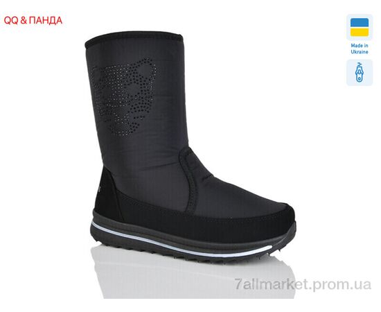 Чоботи жіночі зручні Зима 3106 чорний (6 пар р.38-42) "QQ&Панда" недорого оптом від прямого постачальника Чоботи жіночі зручні Зима 3106 чорний (6 пар р.38-42) "QQ&Панда" недорого оптом від прямого постачальника