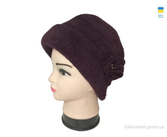 Капелюх жіночий Зима 0556 шоколад (4 шт. р.сітка56-60) "Mabi" недорого оптом від прямого постачальника Капелюх жіночий Зима 0556 шоколад (4 шт. р.сітка56-60) "Mabi" недорого оптом від прямого постачальника